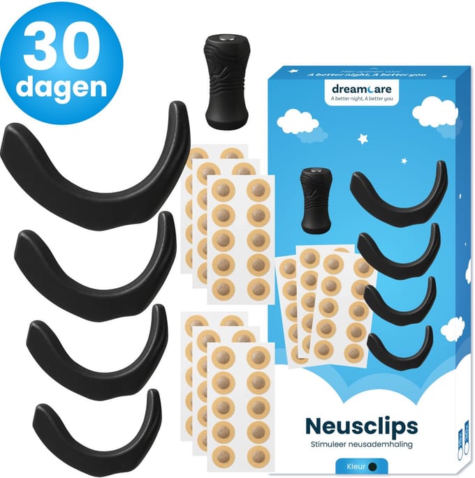 DreamCare Neusstrips Magnetisch - 30 Dagen - Sport & Slaap - Neusspreider - Neuspleisters - S/M/L/XL - 4 Maten