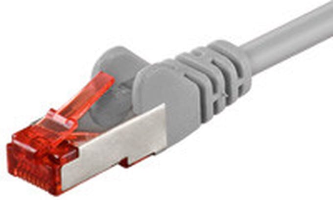 CAT6 S/FTP (PIMF) patchkabel / internetkabel 25 meter grijs - netwerkkabel