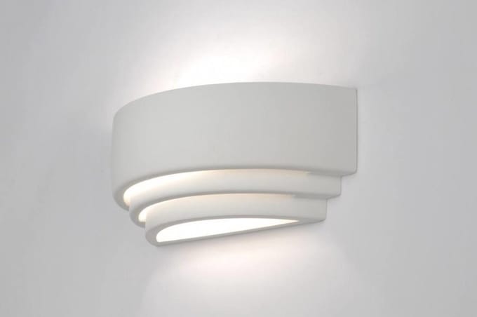Lumidora Wandlamp 70811 - Voor binnen - ROME - G9 - Wit - Keramiek