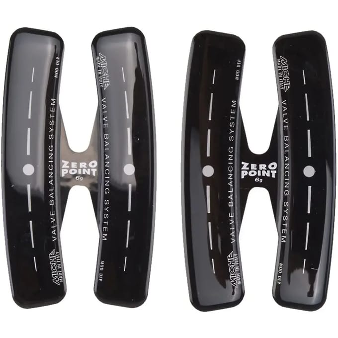Miche wieluitbalanceer sticker zero point zwart 6gr.-6gr.
