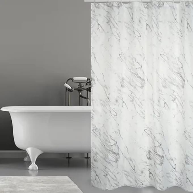 Msv Douchegordijn Tuscany Grijs 180cm