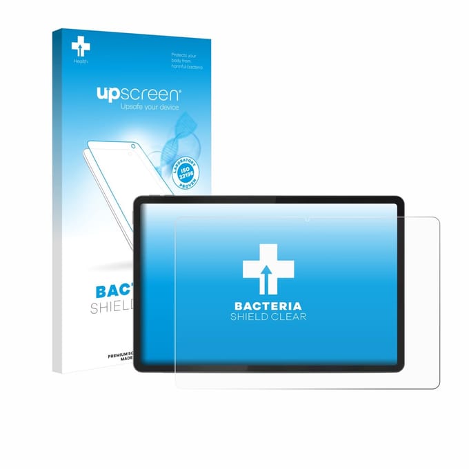 upscreen - Screenprotector voor Lenovo Tab K11 (2. Gen.) - Folie Beschermfolie transparant antibacterieel