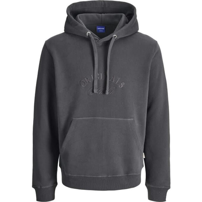 Jack & Jones Heren Hoodie JORBLEECKER Donkergrijs - Maat L