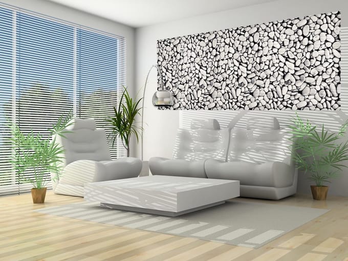 Abstract Art Pebbles Stones Photo Wallcovering