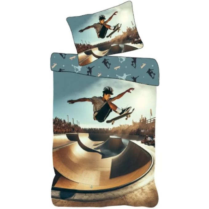 Dekbedovertrek - skateboard