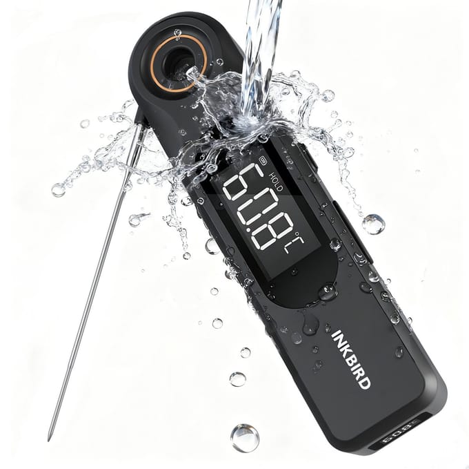 Inkbird 51K Instant Read BBQ Thermometer Dual LCD model 2026