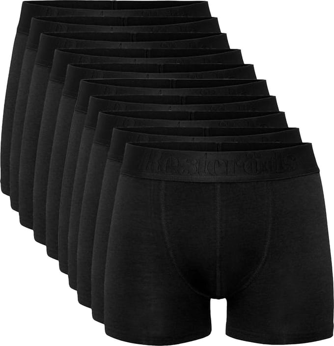 Resteröds Heren retro short / pant 10 pack Bamboo
