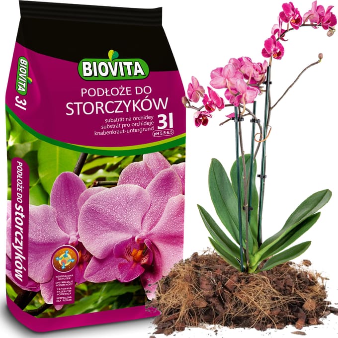 Biovita - Orchideeëngrond - 3L - Met Voeding - Luchtige Structuur
