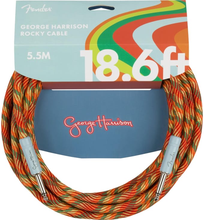 Fender George Harrison Rocky Instrument Cable 5,6 m - Gitaarkabel