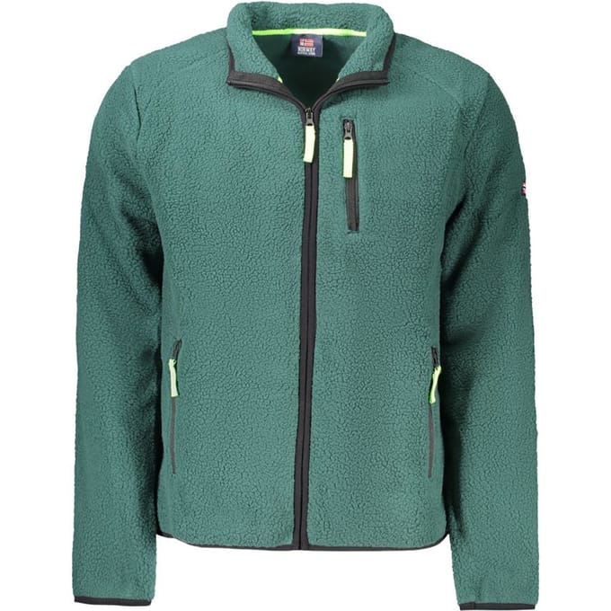 Noorwegen 1963 Groen Polyester Heren Sweatshirt