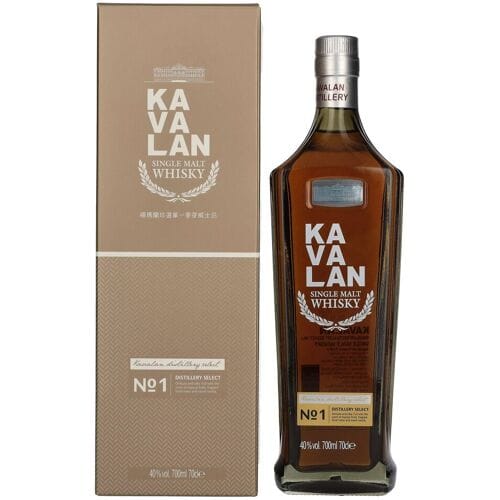 Kavalan Whisky Kavalan DISTILLERY SELECT Single Malt Whisky No. 1 40% Vol. 0,7l in geschenkverpakking