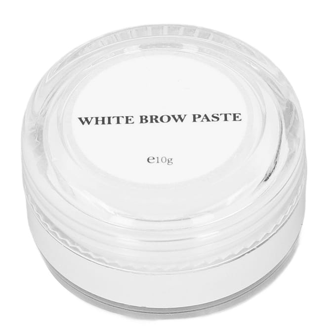 Pâte Blanche de Cartographie pour Sourcils 10g Pâte de Cartographie pour Sourcils Lavable pour Sourcils de Maquillage Permanent white