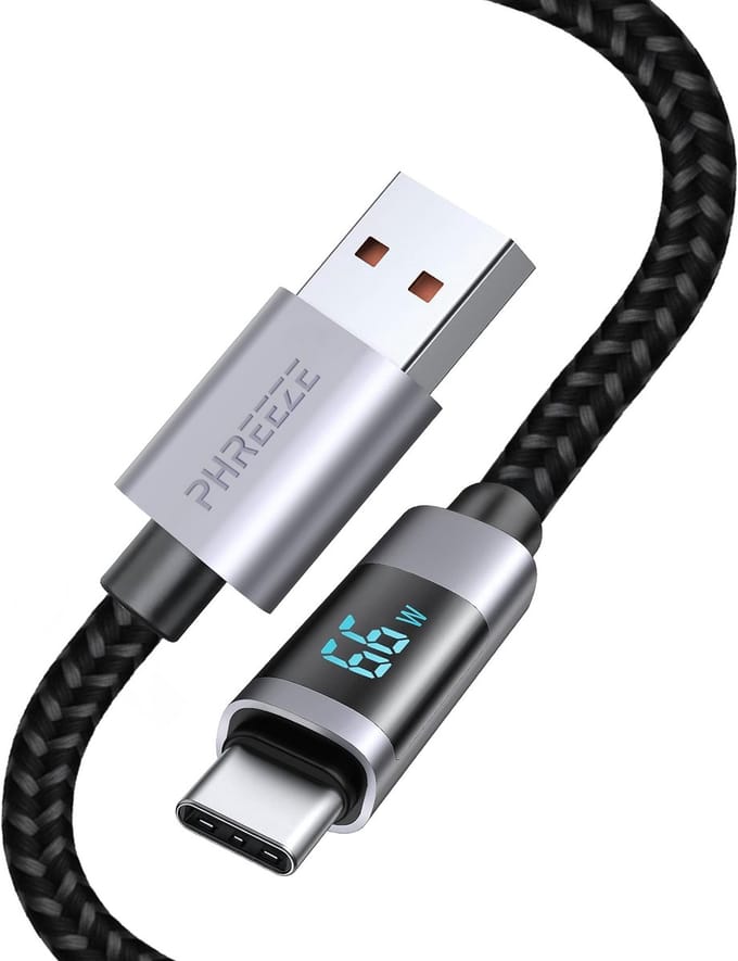 Usb C kabel - 6a/66w - Usb naar usb C kabel - usb lader