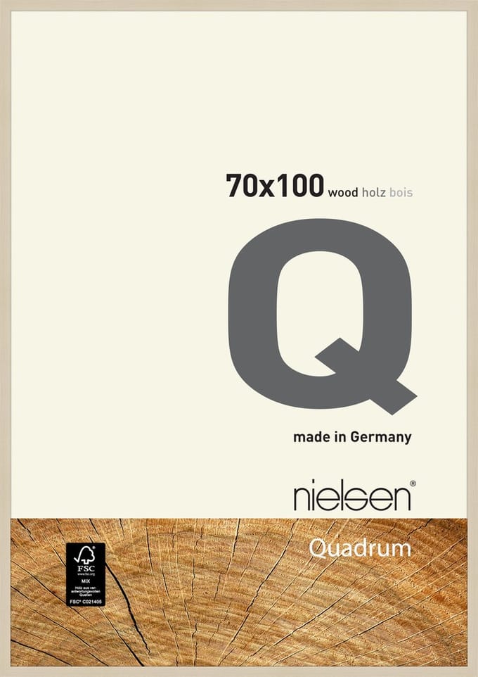 Nielsen Quadrum Houten Wissellijst Maple 70x100cm