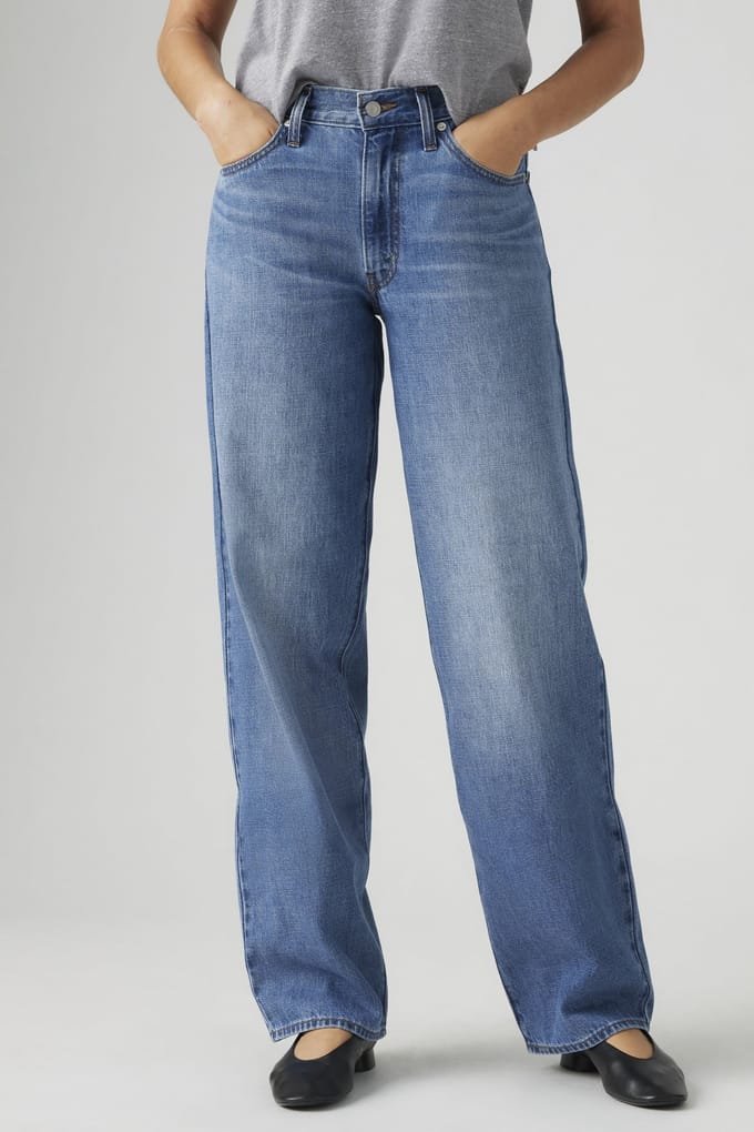 Levi's Baggy Dad Heavy Check Taglia: W32L34 | Jeans Outlet | Donna