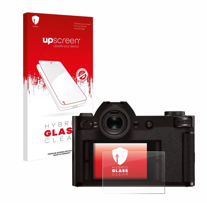 upscreen - Screenprotector voor Leica SL (Typ 601) - Folie Beschermfolie Beschermglas transparant