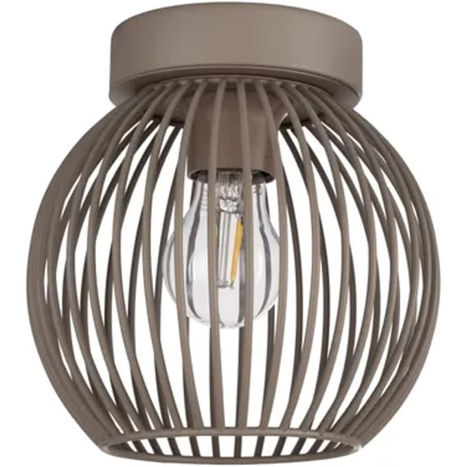 Eglo Plafondlamp Poblete - Zand - 20cm - E27