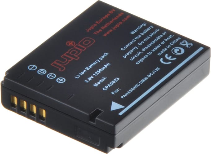 Jupio DMW-BCJ13E 1250 mAh - Accu Camera
