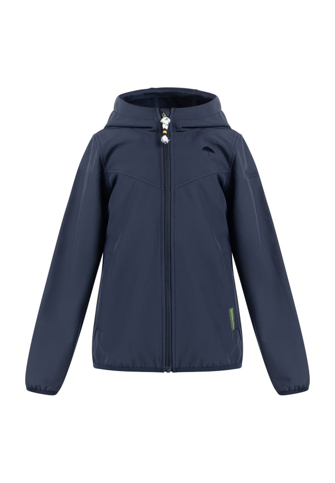 Schmuddelwedda Softshell blouson - gerecycled materiaal Meisje marine