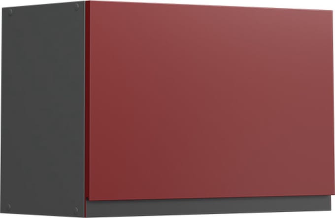 Vicco R-Line Hangkast – 60 cm J-vorm, plat Rood