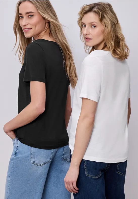 Basic Shirt in een 2-pack
