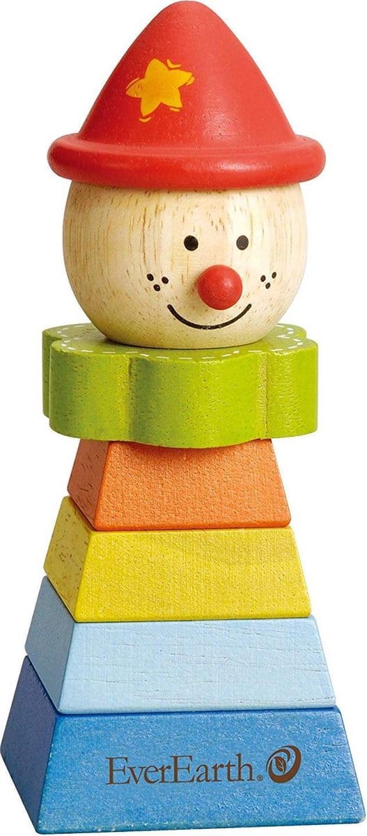 Everearth Stapelclown 6x6x11 Cm Vierkant