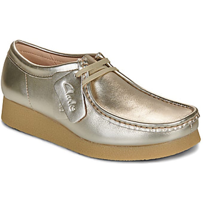 Clarks Wallabee dames veterschoen - Goud - Maat 38
