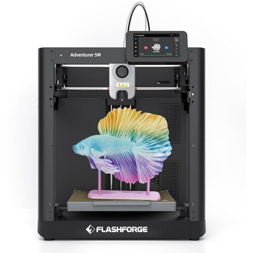 FlashForge× JOYBUY Adventurer 5M 3D-printer, max. 600 mm/s printsnelheid, 280 °C directe extruder, afdrukformaat 220x220x220 mm