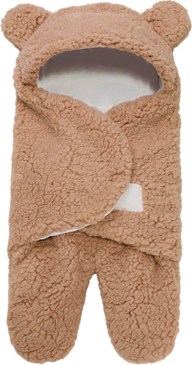 Teddy Babyslaapzak - Inbakerdoek Beertje - Herfst - Bruin - 0-2 maanden