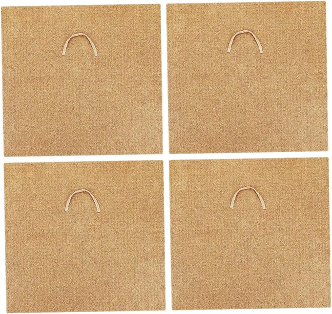 Wormenbak Dekens - Compost Dekens - Wormen Composteren - Makkelijk Op Maat Te Knippen - 60 x 60 cm - Bruin
