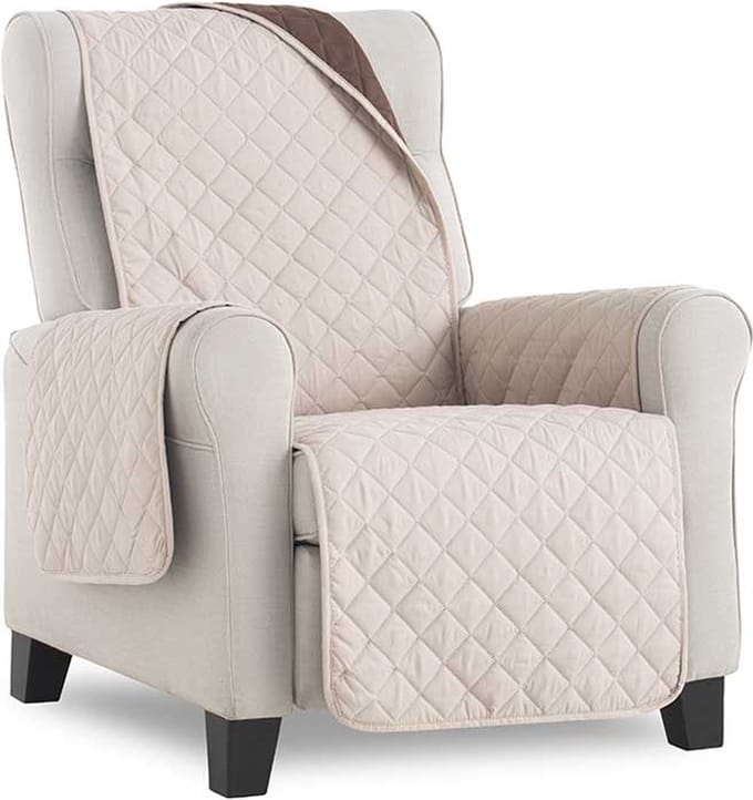 Belmarti Duo fauteuilbeschermer - 55 cm - Beige
