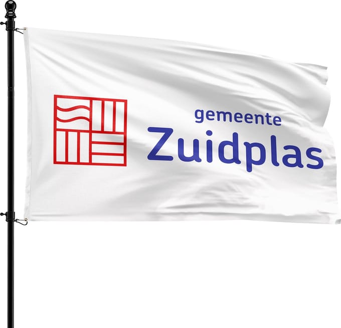 VlagDirect - Zuidplas vlag - Gemeente Zuidplas vlag - 90 x 150 cm.