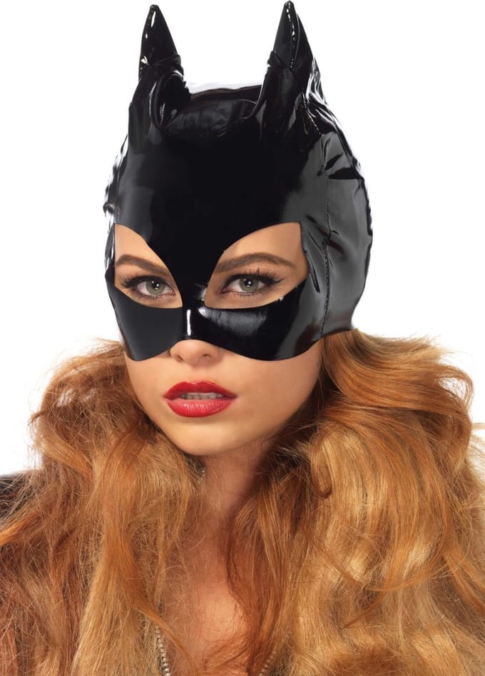Vinyl masker voor dames Leg Avenue