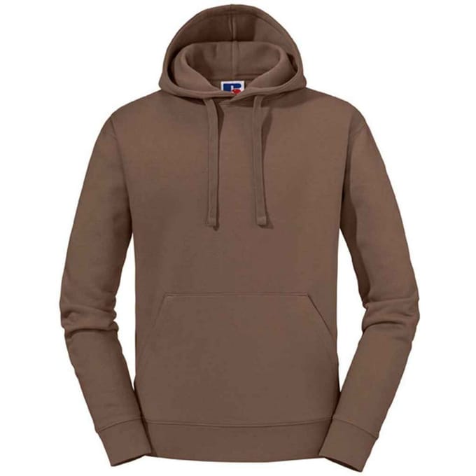 Russell Heren Authentieke Hoodie (Mokka Bruin)