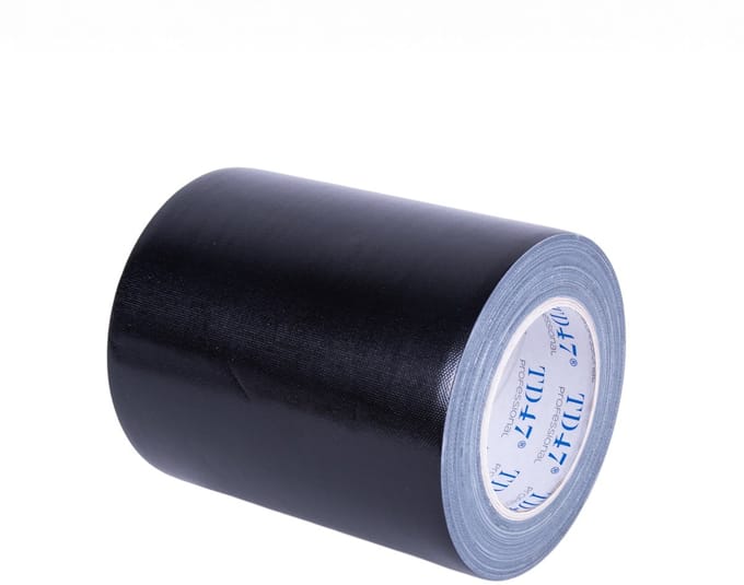 TD47 Professional Gaffa Tape 150mm x 25m Zwart