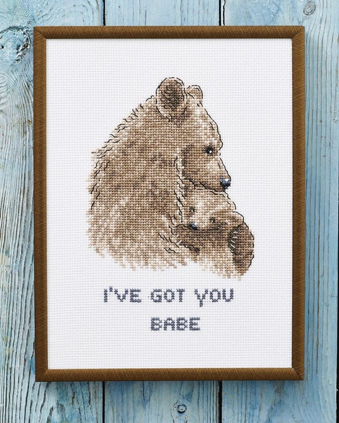 I've got you babe aida Permin borduurpakket 92-5106