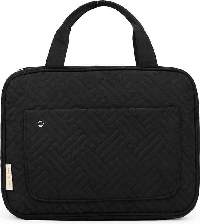 Solidchoice - Reis Toilettas Hangend - Ruime Make-up & Toilettas Zwart