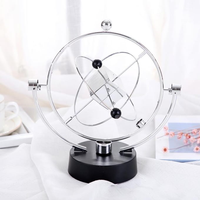 Magnetische Schommel Kinetische Orbitale Ambachtelijke Bureau Decoratie Newton Pendel white