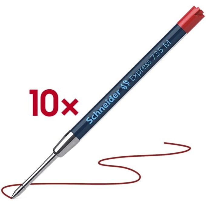 SCHNEIDER navulling groot formaat Express 735, rood