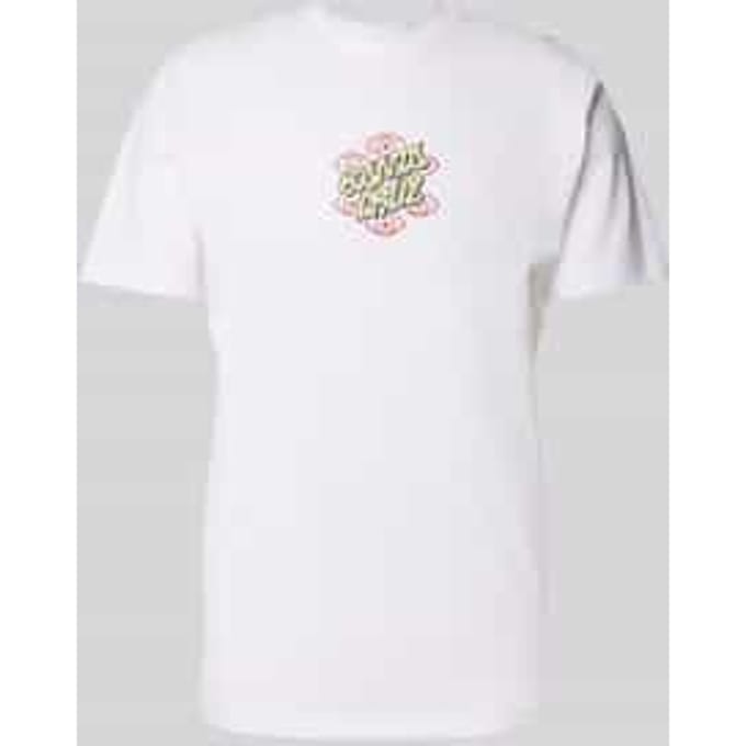 T-shirt met labelprint