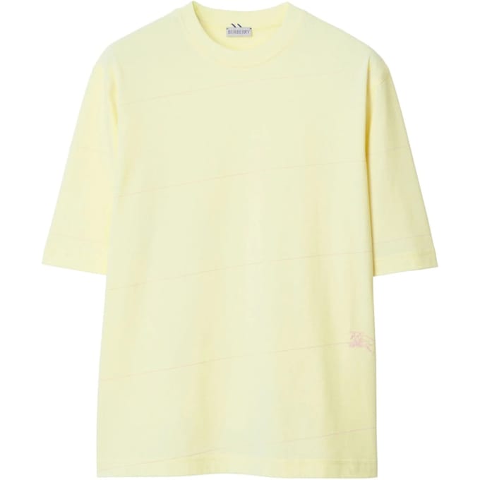 Burberry gestreept Sherbet geel T-shirt