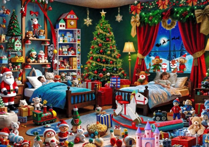 Bluebird Puzzle kerst puzzel 2000 stukjes - educatief speelgoed.