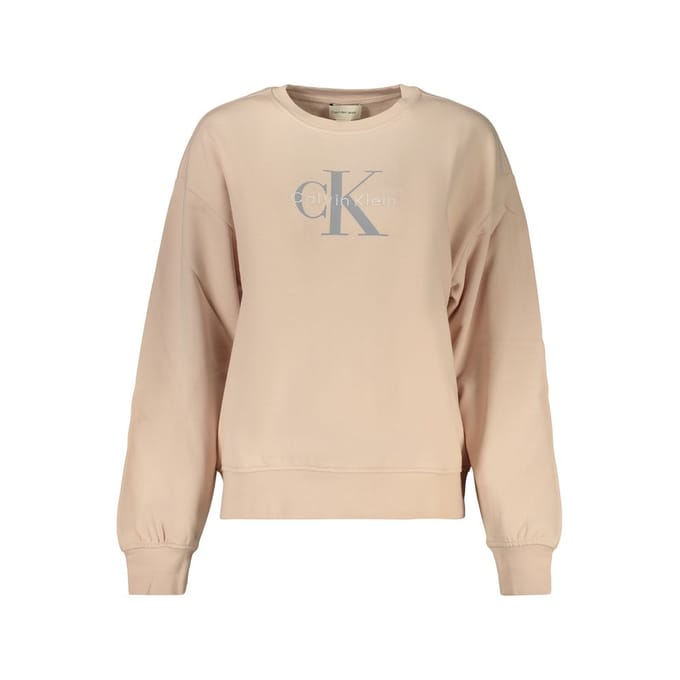 Calvin Klein Roze Katoenen Dames Sweatshirt