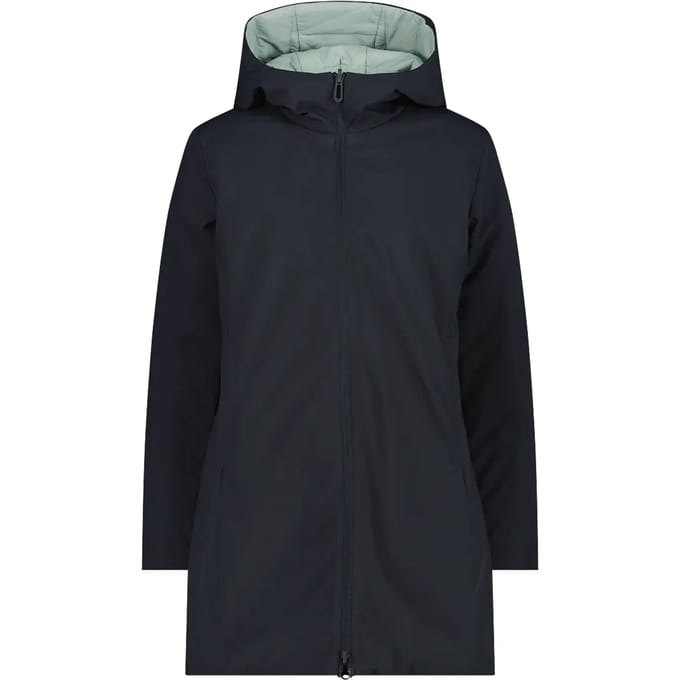 Dames reversibele hoodie parka met rits CMP