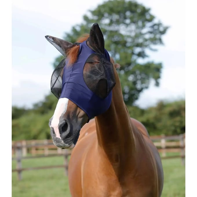 Anti-Vliegenmasker voor paarden Premier Equine Comfort Tech Lycra