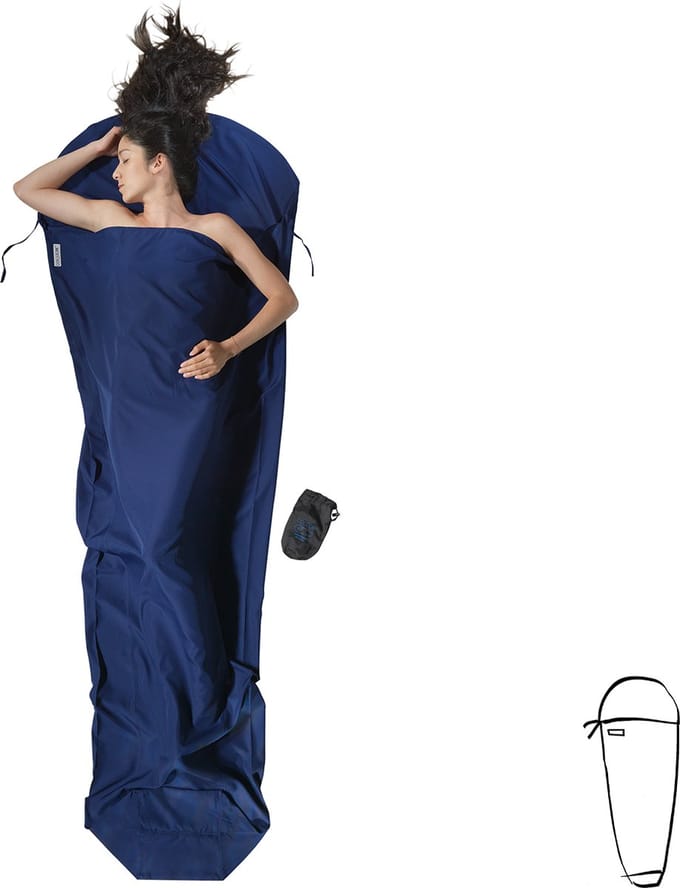 Cocoon Mummyliner - Lakenzak - Microfiber - Twilight Blue