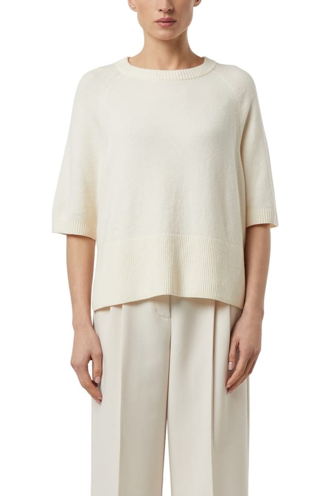 Comma Pullovers Offwhite Size: XS | Sweaters Outlet | Dames | Wit
