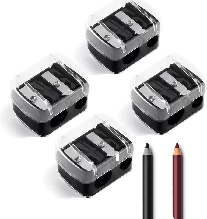 Make-up Potlood Puntenslijper Set - 2 Stuks (4 Openingen)