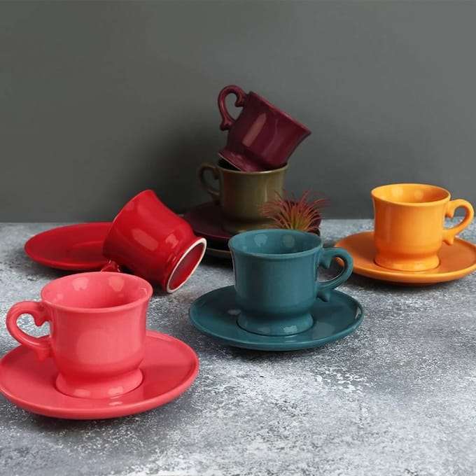 12-delige koffieset Rimi keramiek | Hermia