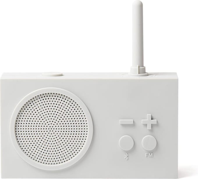 Lexon Tykho Bluetooth Badkamer Radio -Spatwaterdicht - Wit